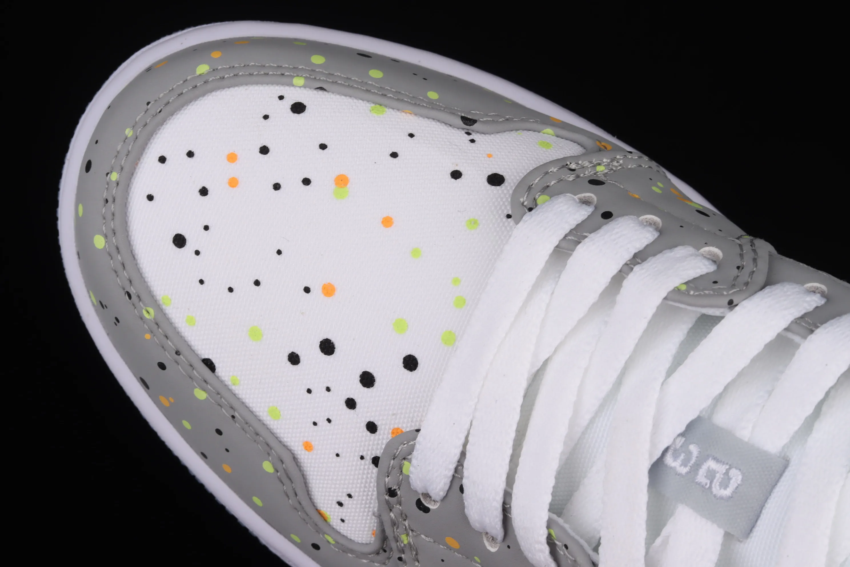 All categories Air Jordan Jordan series basketball shoes Air Jordan 1 Low Air Jordan 1 Low AJ1 Joe 1 inkjet white gray low-top cultural basketball shoes DC0774-001